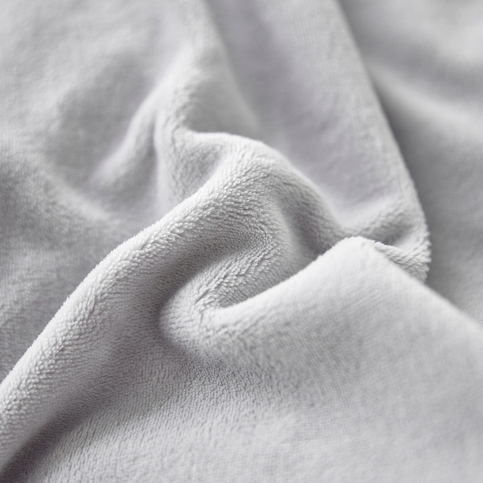 91家纺网 家纺一手货源 找家纺 佑先生 2025新款蝴蝶绣花绒四件套 月光灰