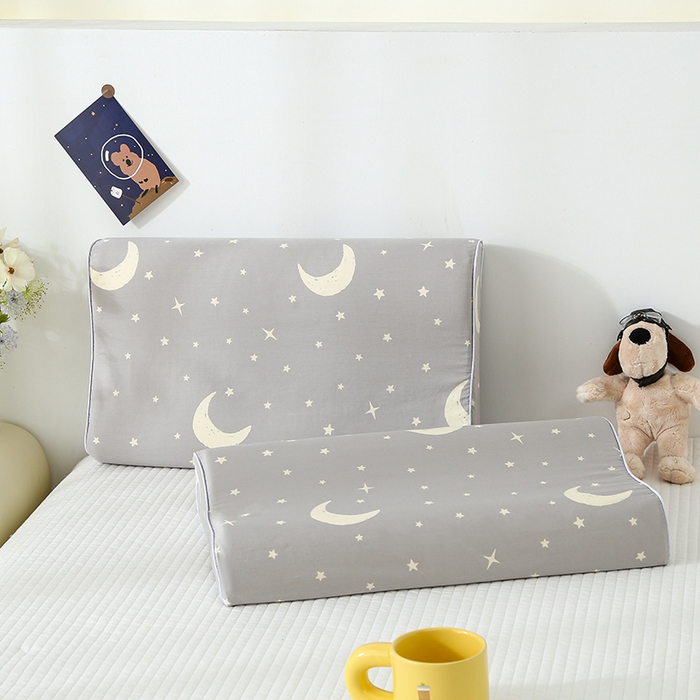 91家纺网 家纺一手货源 找家纺 良佐生活 2025春夏新款水洗天丝棉乳胶枕套 星月传奇