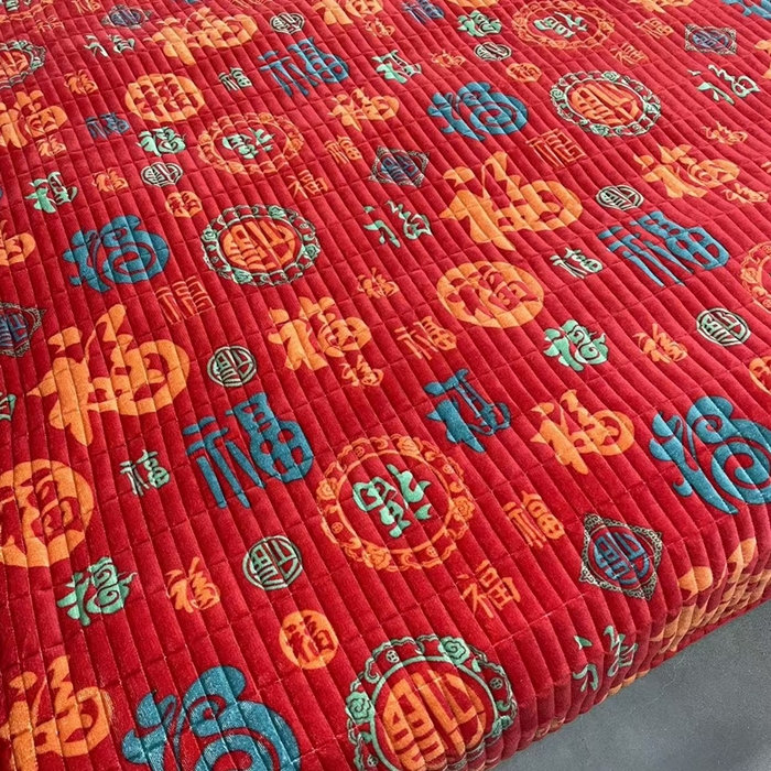 91家纺网 家纺一手货源 找家纺 （总）禧多家纺 2025新款百福牛奶绒床盖