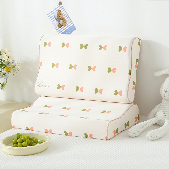 91家纺网 家纺一手货源 找家纺 良佐生活 2025春夏新款水洗天丝棉乳胶枕套 心动