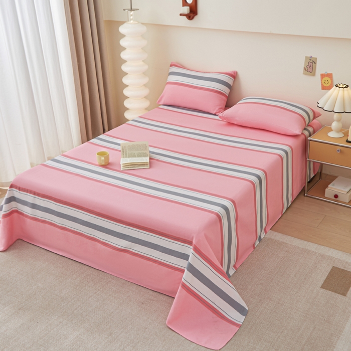 91家纺网 家纺一手货源 找家纺 金泰莱 2025新款纯棉全棉粗布床单 巢尔