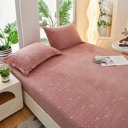 91家纺网 家纺一手货源 找家纺 （总）（买家秀 爆款不断货）A类母婴级纯色牛奶绒床笠珊瑚绒床笠雪花绒床笠牛奶绒床罩压花豆豆绒床笠珊瑚绒床罩