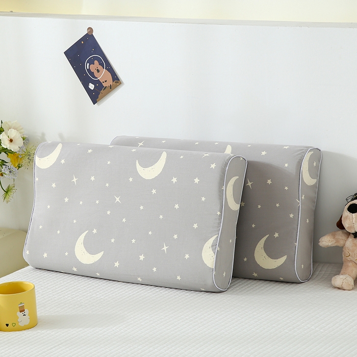 91家纺网 家纺一手货源 找家纺 良佐生活 2025春夏新款水洗天丝棉乳胶枕套 星月传奇