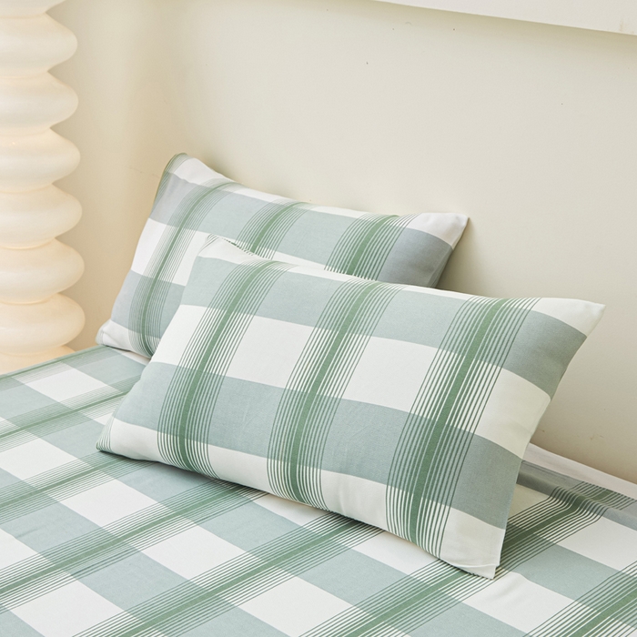 91家纺网 家纺一手货源 找家纺 首爱家纺 2025新款老粗布全棉纯棉床单三件套软凉席子 本真