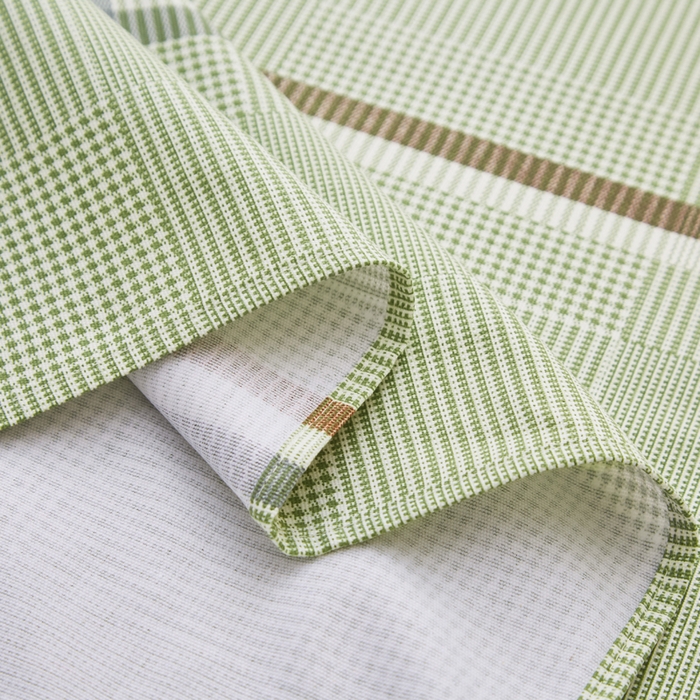 91家纺网 家纺一手货源 找家纺 棉乐町 2025新款全棉纯棉老粗布床单绿川