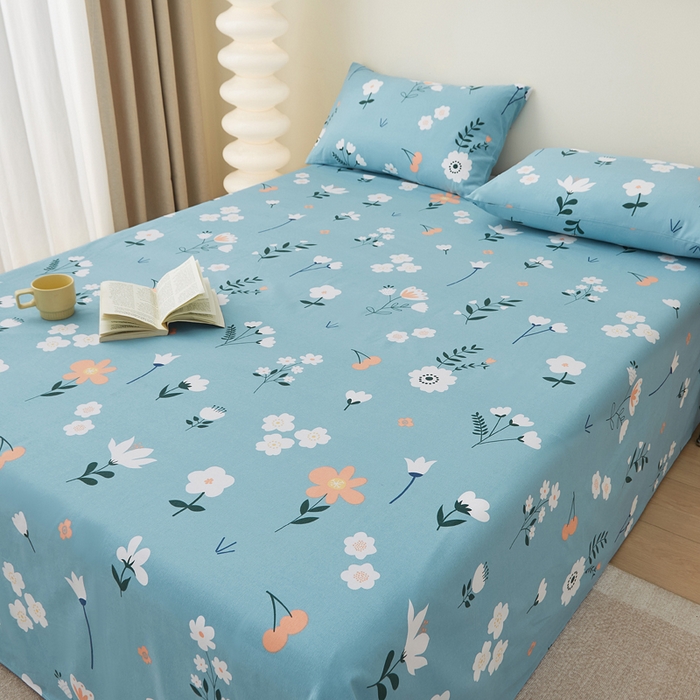 91家纺网 家纺一手货源 找家纺 棉乐町 2025新款全棉纯棉老粗布床单青森