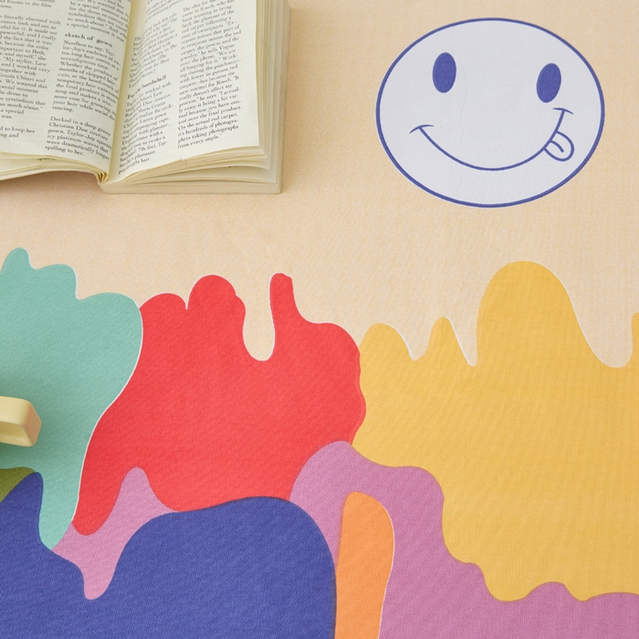 91家纺网 家纺一手货源 找家纺 棉乐町 2025新款全棉纯棉老粗布床单夕晴