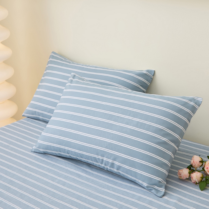 91家纺网 家纺一手货源 找家纺 金泰莱 2025新款纯棉全棉粗布床单 北斗