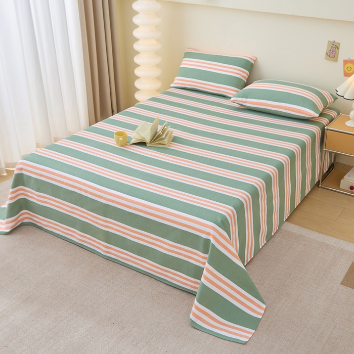 91家纺网 家纺一手货源 找家纺 棉乐町 2025新款全棉纯棉老粗布床单北海道