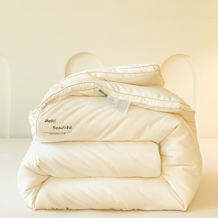 91家纺网 家纺一手货源 找家纺 （总）（买家秀 爆款花色不断货）A类母婴级针织棉提花大豆被子春秋冬被大豆纤维被华夫格大豆被子水洗棉-场景二