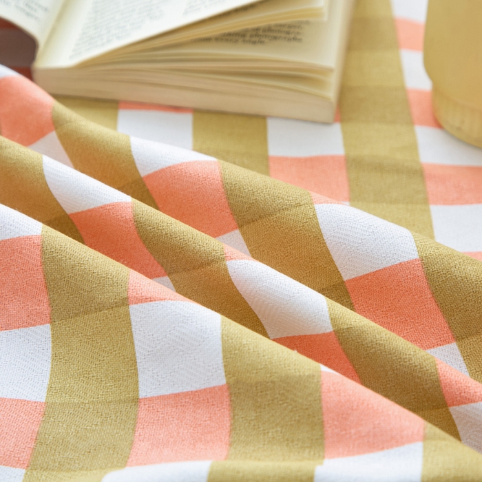 91家纺网 家纺一手货源 找家纺 首爱家纺 2025新款老粗布全棉纯棉床单三件套软凉席子 春娇