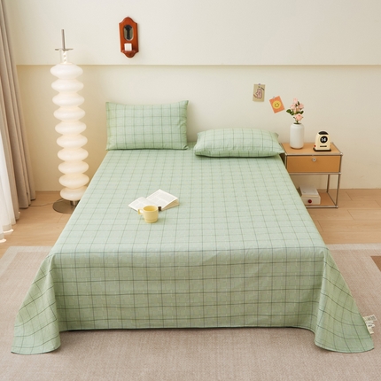 91家纺网 家纺一手货源 找家纺 棉乐町 2025新款全棉纯棉老粗布床单卡拉