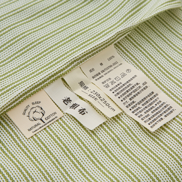 91家纺网 家纺一手货源 找家纺 棉乐町 2025新款全棉纯棉老粗布床单细川