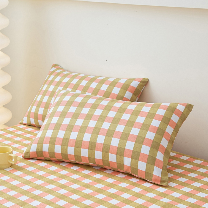 91家纺网 家纺一手货源 找家纺 棉乐町 2025新款全棉纯棉老粗布床单春娇