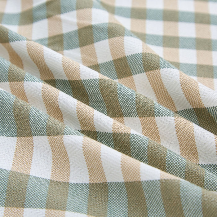 91家纺网 家纺一手货源 找家纺 棉乐町 2025新款全棉纯棉老粗布床单澜庭