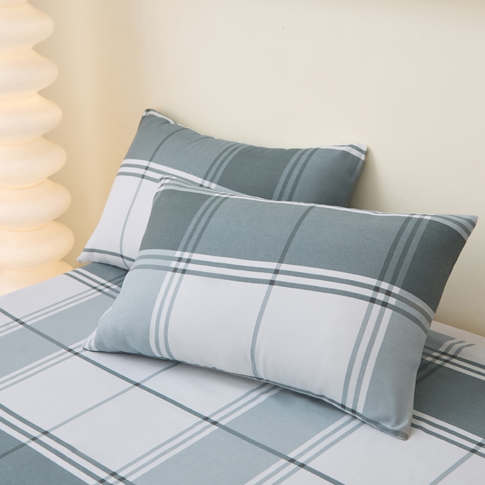 91家纺网 家纺一手货源 找家纺 首爱家纺 2025新款老粗布全棉纯棉床单三件套软凉席子 朴素