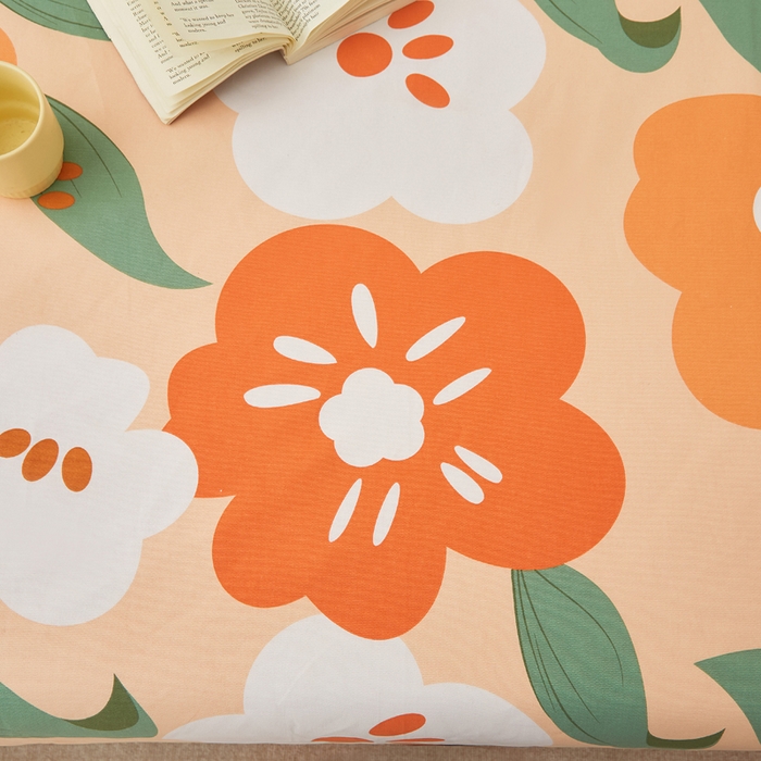 91家纺网 家纺一手货源 找家纺 金泰莱 2025新款纯棉全棉粗布床单 彩寻