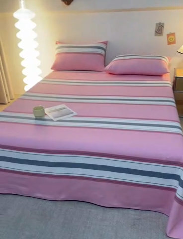 91家纺网 家纺一手货源 找家纺 棉乐町 2025新款全棉纯棉老粗布床单巢尔