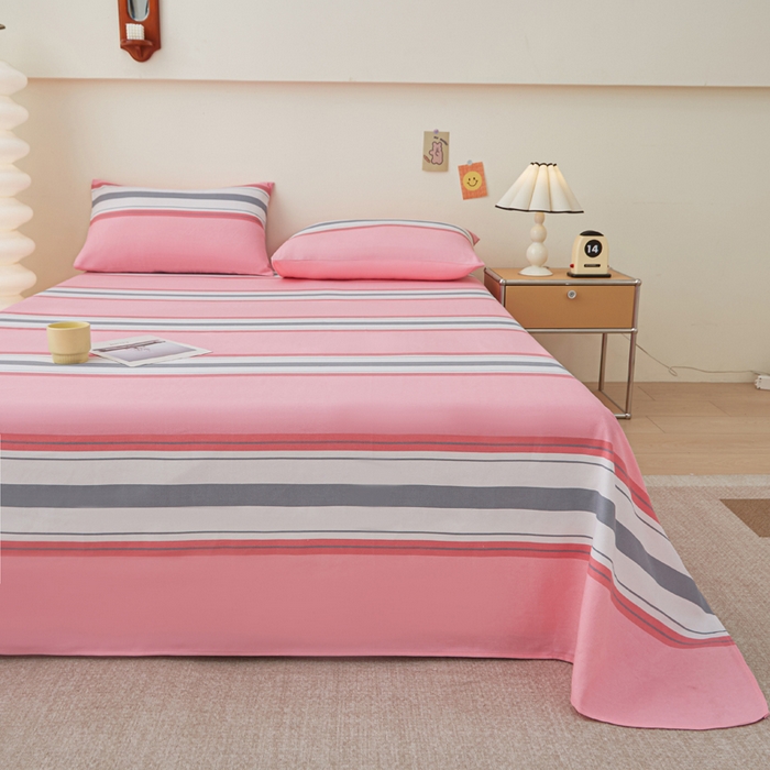 91家纺网 家纺一手货源 找家纺 金泰莱 2025新款纯棉全棉粗布床单 巢尔