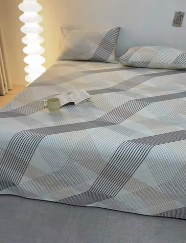 91家纺网 家纺一手货源 找家纺 棉乐町 2025新款全棉纯棉老粗布床单素笺