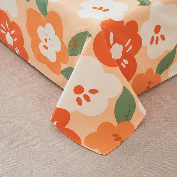 91家纺网 家纺一手货源 找家纺 棉乐町 2025新款全棉纯棉老粗布床单彩寻