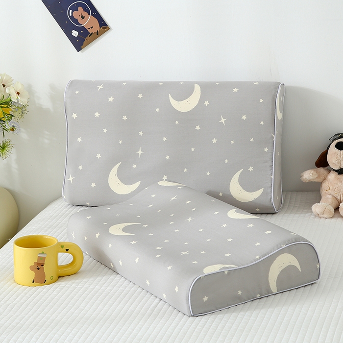 91家纺网 家纺一手货源 找家纺 良佐生活 2025春夏新款水洗天丝棉乳胶枕套 星月传奇