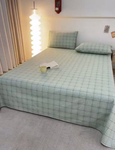 91家纺网 家纺一手货源 找家纺 棉乐町 2025新款全棉纯棉老粗布床单卡拉