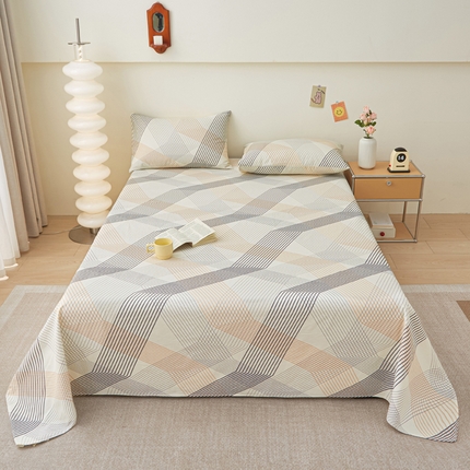 91家纺网 家纺一手货源 找家纺 棉乐町 2025新款全棉纯棉老粗布床单素笺