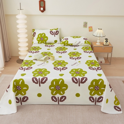 91家纺网 家纺一手货源 找家纺 （总）金泰莱 2025新款纯棉全棉粗布床单