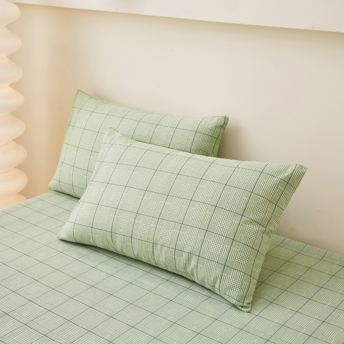 91家纺网 家纺一手货源 找家纺 首爱家纺 2025新款老粗布全棉纯棉床单三件套软凉席子 卡拉