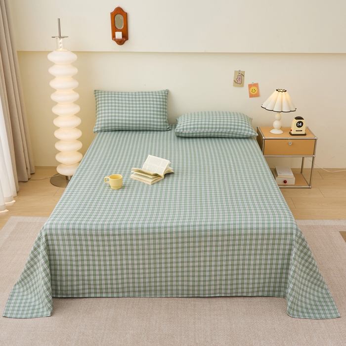 91家纺网 家纺一手货源 找家纺 棉乐町 2025新款全棉纯棉老粗布床单华丽