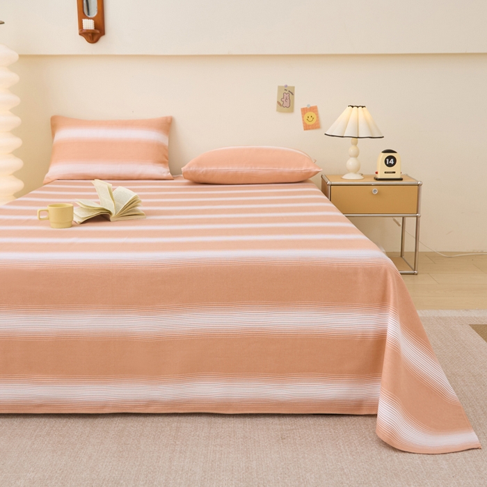 91家纺网 家纺一手货源 找家纺 棉乐町 2025新款全棉纯棉老粗布床单西治