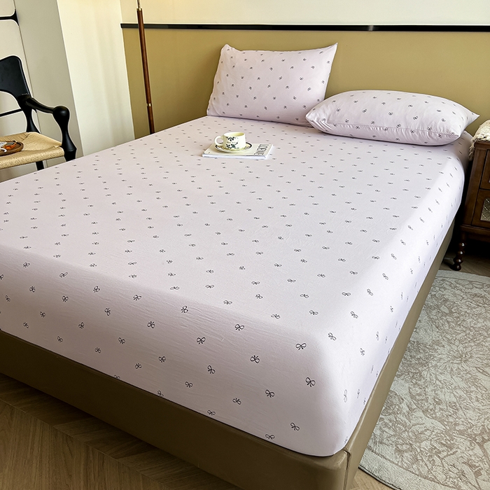 91家纺网 家纺一手货源 找家纺 （总）笠客家纺 2025加厚A类针织棉双层纱床笠小碎花床罩