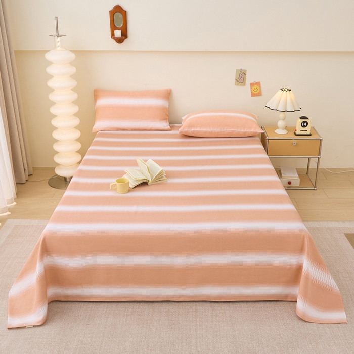 91家纺网 家纺一手货源 找家纺 棉乐町 2025新款全棉纯棉老粗布床单西治