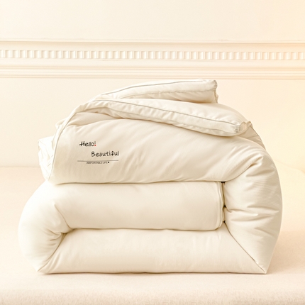 91家纺网 家纺一手货源 找家纺 （买家秀 爆款花色不断货）A类母婴级针织棉提花大豆被子春秋冬被大豆纤维被华夫格大豆被子水洗棉-场景二 针织提花--华夫格