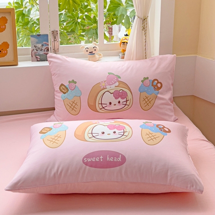 91家纺网 家纺一手货源 找家纺 （总）茉礼 2025新款大版贴布绣水洗棉枕套