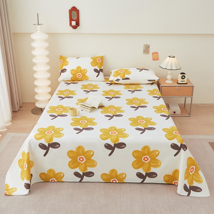 91家纺网 家纺一手货源 找家纺 棉乐町 2025新款全棉纯棉老粗布床单陌微