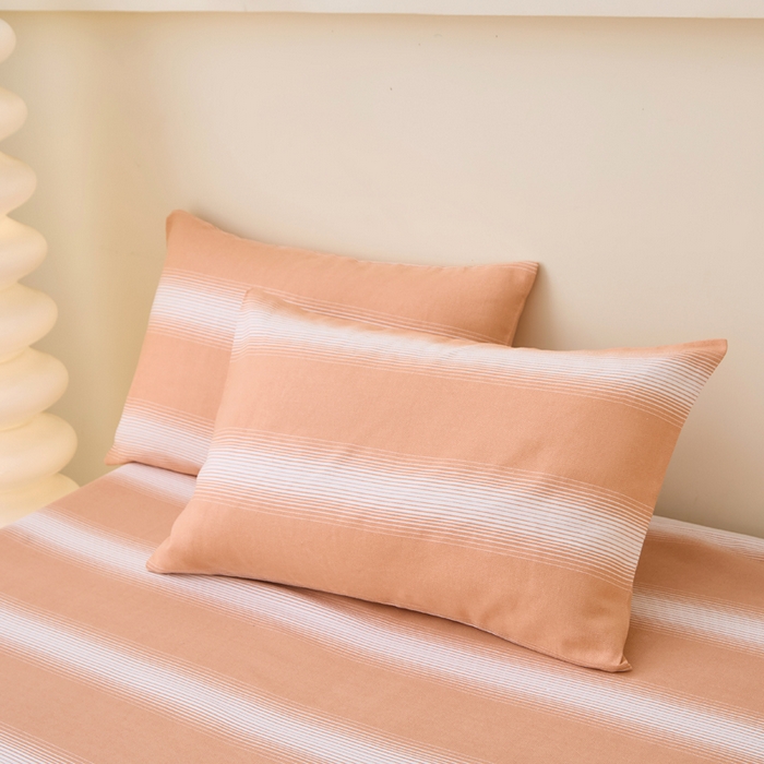 91家纺网 家纺一手货源 找家纺 首爱家纺 2025新款老粗布全棉纯棉床单三件套软凉席子 西治