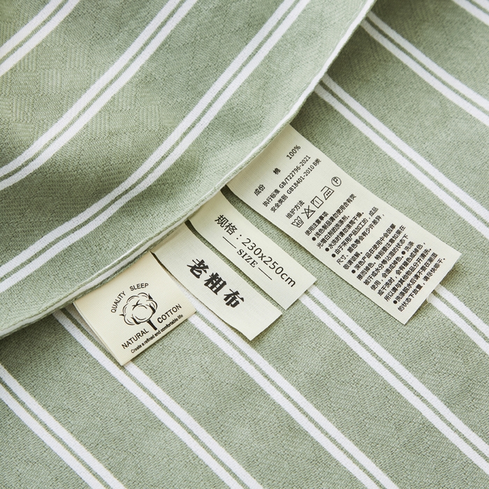 91家纺网 家纺一手货源 找家纺 金泰莱 2025新款纯棉全棉粗布床单 鸿雁