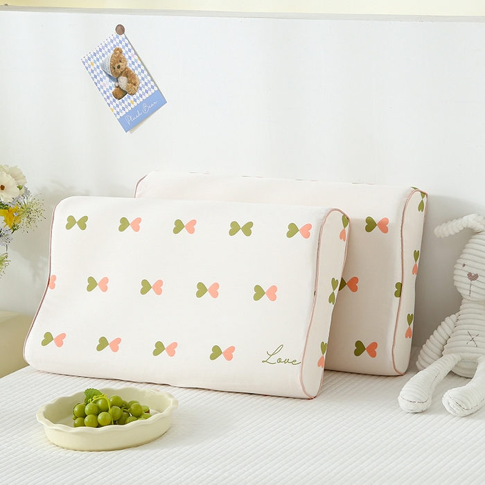 91家纺网 家纺一手货源 找家纺 良佐生活 2025春夏新款水洗天丝棉乳胶枕套 心动