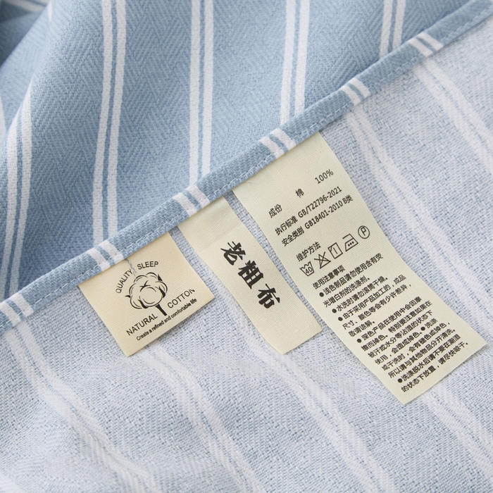 91家纺网 家纺一手货源 找家纺 棉乐町 2025新款全棉纯棉老粗布床单北斗