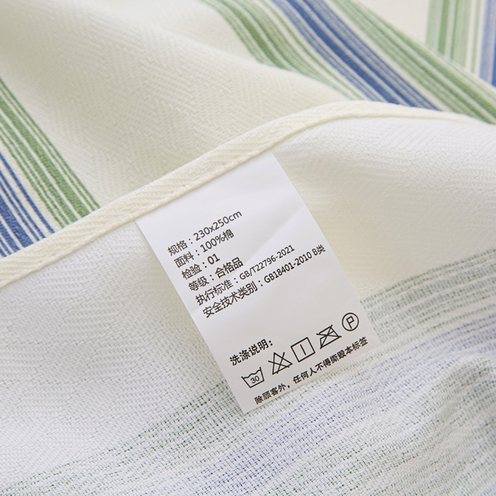 91家纺网 家纺一手货源 找家纺 首爱家纺 2025新款老粗布全棉纯棉床单三件套软凉席子 满江