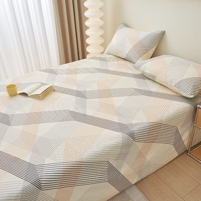 91家纺网 家纺一手货源 找家纺 棉乐町 2025新款全棉纯棉老粗布床单素笺