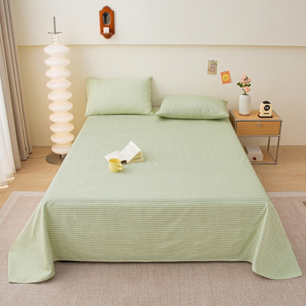 91家纺网 家纺一手货源 找家纺 （总）金泰莱 2025新款纯棉全棉粗布床单