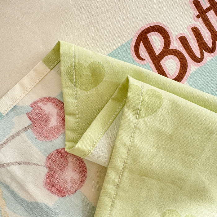 91家纺网 家纺一手货源 找家纺 呗旺鹿 2025新款全棉13372床单 奶油小熊