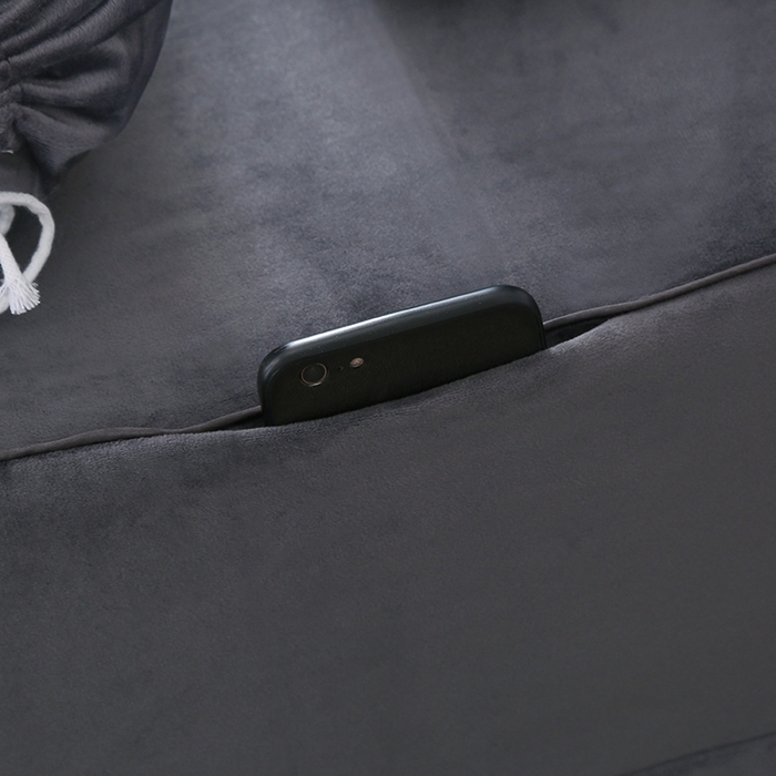 91家纺网 家纺一手货源 找家纺 琪宝阁 2025新款轻奢一族系列立丝绒美 容床罩套件 轻奢一族深灰