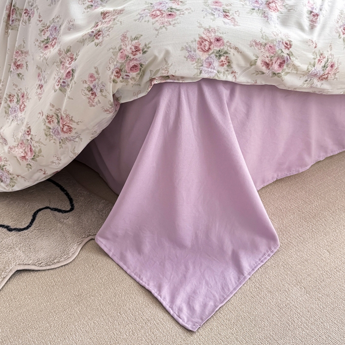 91家纺网 家纺一手货源 找家纺 梦莱斯 2025新款A类有氧针织棉双层纱系列四件套 思绪