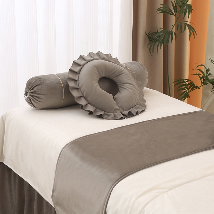 91家纺网 家纺一手货源 找家纺 琪宝阁 2025新款轻奢一族系列立丝绒美 容床罩套件 轻奢一族香槟