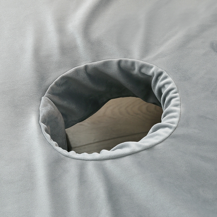 91家纺网 家纺一手货源 找家纺 琪宝阁 2025新款轻奢一族系列立丝绒美 容床罩套件 轻奢一族浅灰