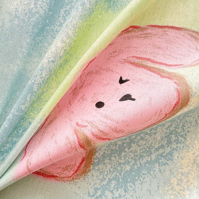 91家纺网 家纺一手货源 找家纺 呗旺鹿 2025新款全棉13372床单 油画慕斯猫